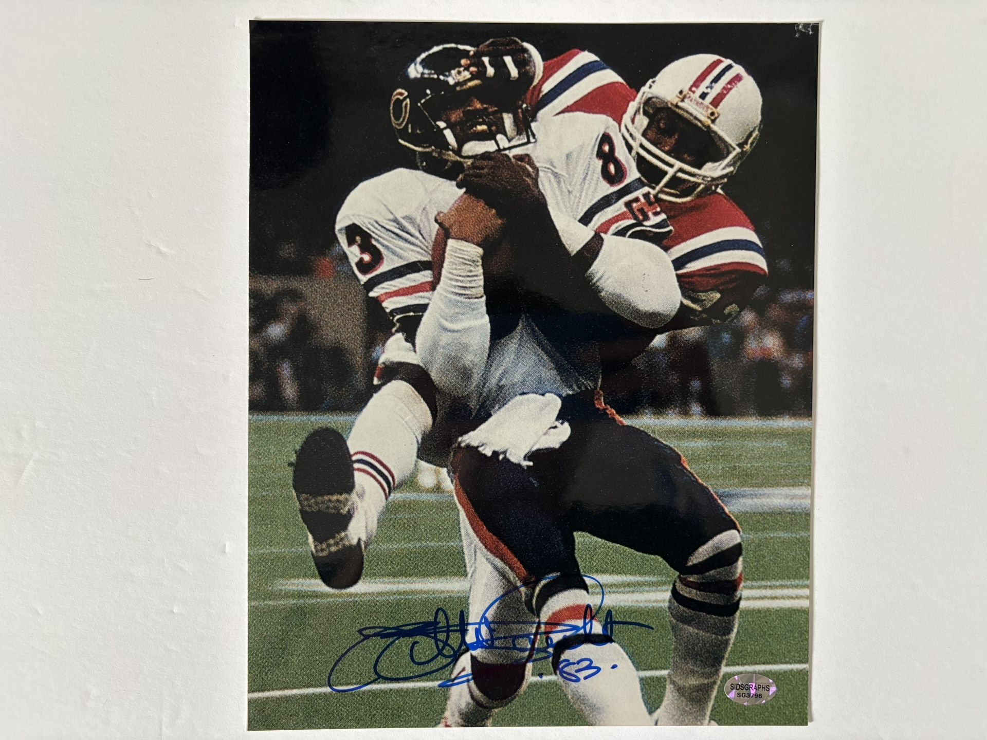 Willie Gault Bears Autographed Photo