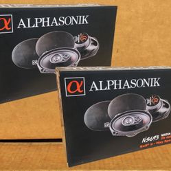 Alphasonik NS693 Car Speakers 2-Sets 6x9" 3-Way Coaxial Speaker System  420 Watts Package 🚨 Payment Options Available 🚨 No Credit Needed 🚨 