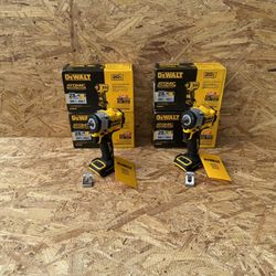 Dewalt Atomic Compact Series 1/2” Model DCF921And 3/8” Model DCF923 Compact Impact Wrench With Hog Ring Anvil 20v Brushless (Tool Only) Price Each 