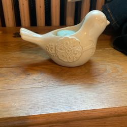 Ceramic Bird Candle Holder 
