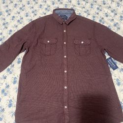 American Rag Mens Large L Dress Shirt Button Up lululemon Zara Western H & M Hollister Express Macys INC International Concepts Alfani Casual Rsq