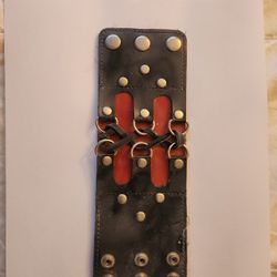 Darkside Wristband Red/Black 3 Button