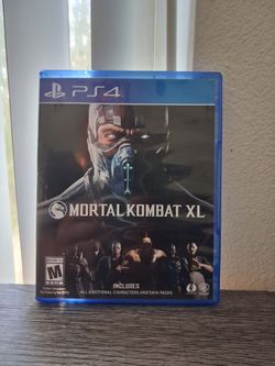 Selling Mortal Kombat XL for PS4.