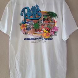 Rusty's restaurant Cocoa Beach, FL souvenier t shirt Large