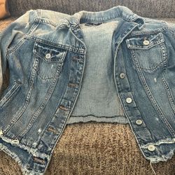 Women’s express denim jacket size medium
