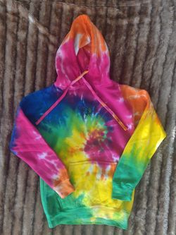 Sin Co LA Manos Orando tie dye hoodie