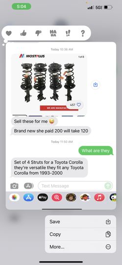 Struts For Toyota Corolla 1(contact info removed)