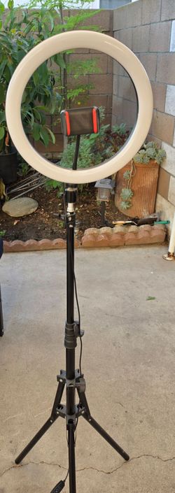 LED Ring Light with Tripod Stand and Phone Holder
