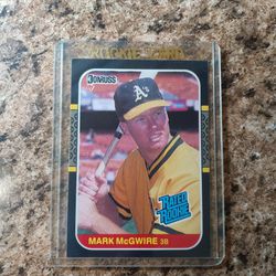 1987 DonRuss Rated Rookie Error Baseball Card #46.
