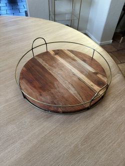 Hearth & Home Magnolia Wood & Metal Board