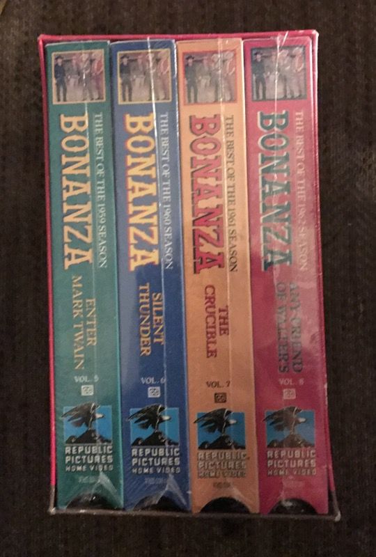 Bonanza VHS set