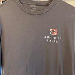 Men’s Grey American Eagle Tshirt 