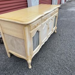 Delivery available vintage curio cabinet l