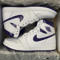 jordan 1 court purple