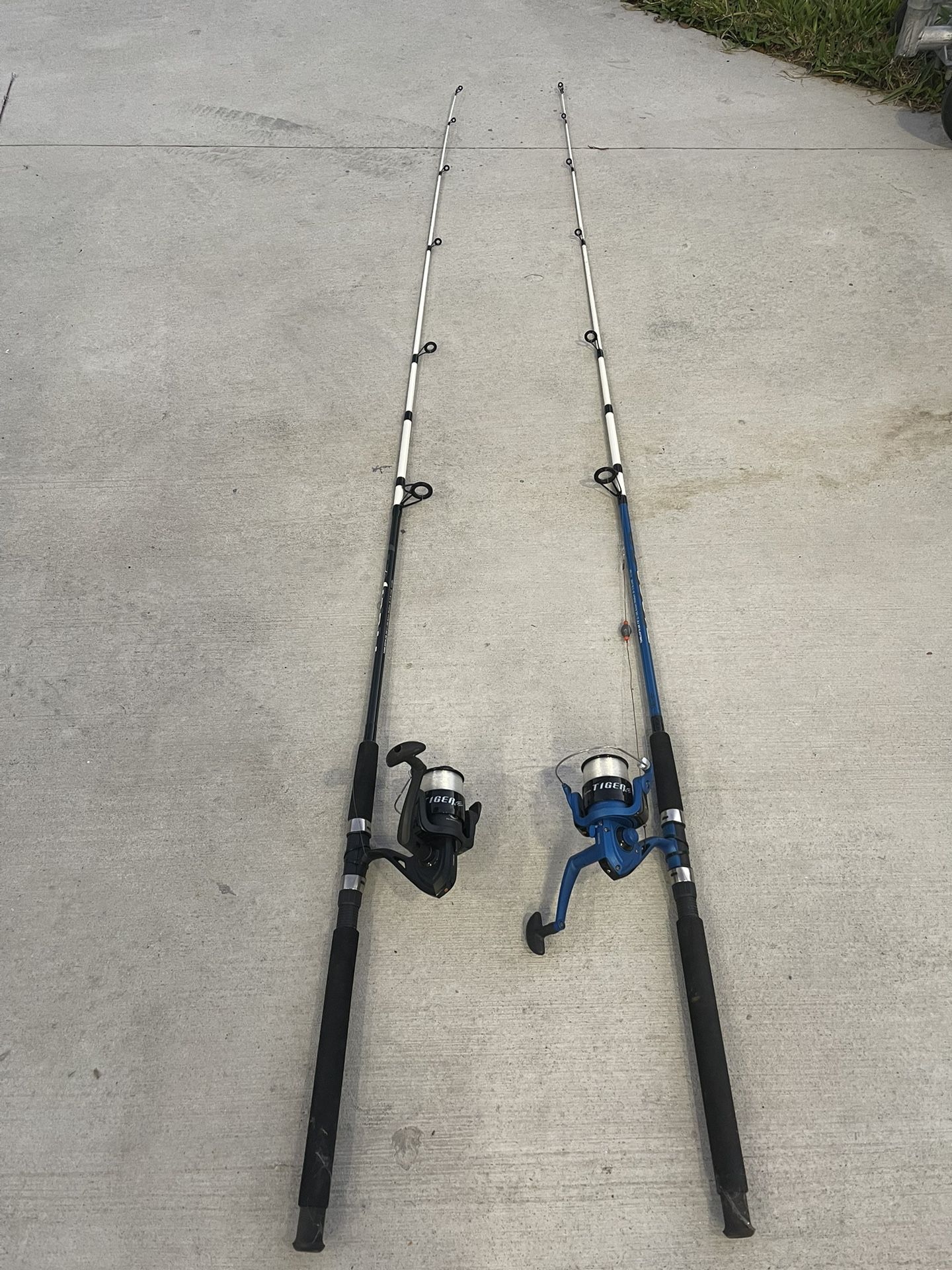 2) Shakespeare Tiger TGRB50 Spinner Reels on 7ft Tiger Rod for Sale in  Plant City, FL - OfferUp