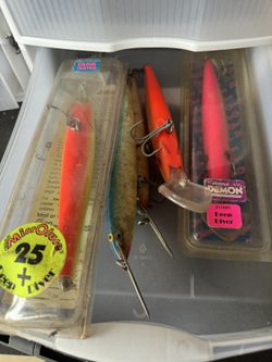 Mirrolure deep Diver 25 And Old Rapalas