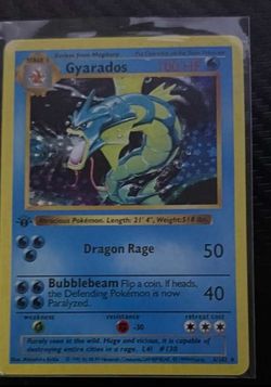 1999 Gyarados Holo Shadowless