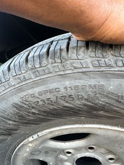 Used tire and rim