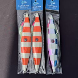 Ocean Jigging Lure Full Glow Boat Drop Predator Target Heavy Action BKK Assist Cord Ready 