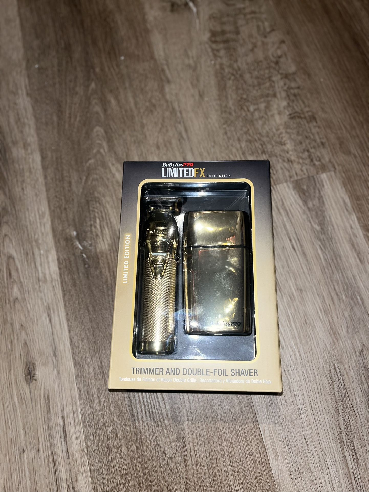 babyliss trimmer and double foil shaver