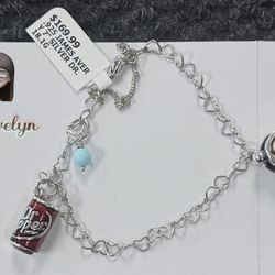 Small 6in James Avery Charm Bracelet With 3charms 