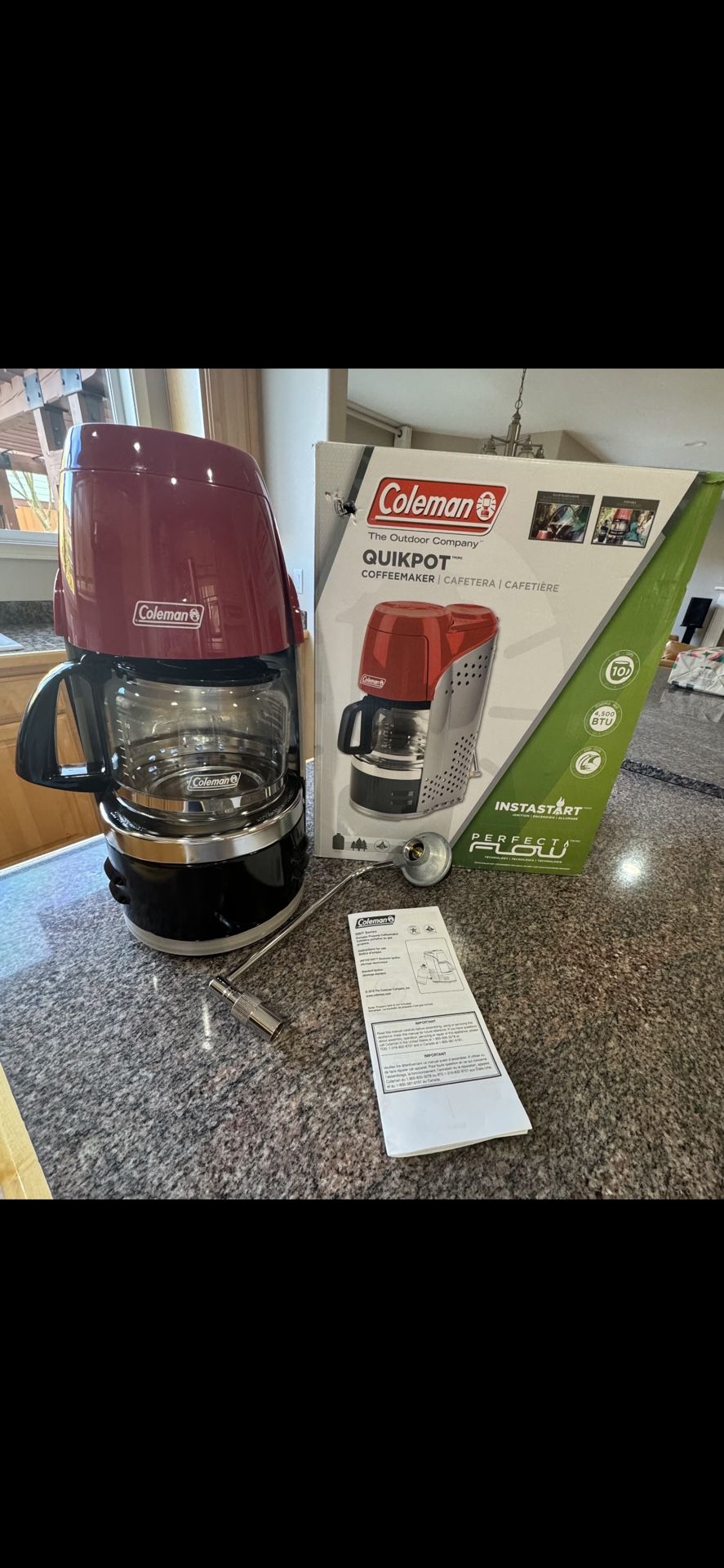 Coleman QuikPot Propane Coffee maker