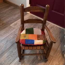 Child’s Wooden Rocking Chair