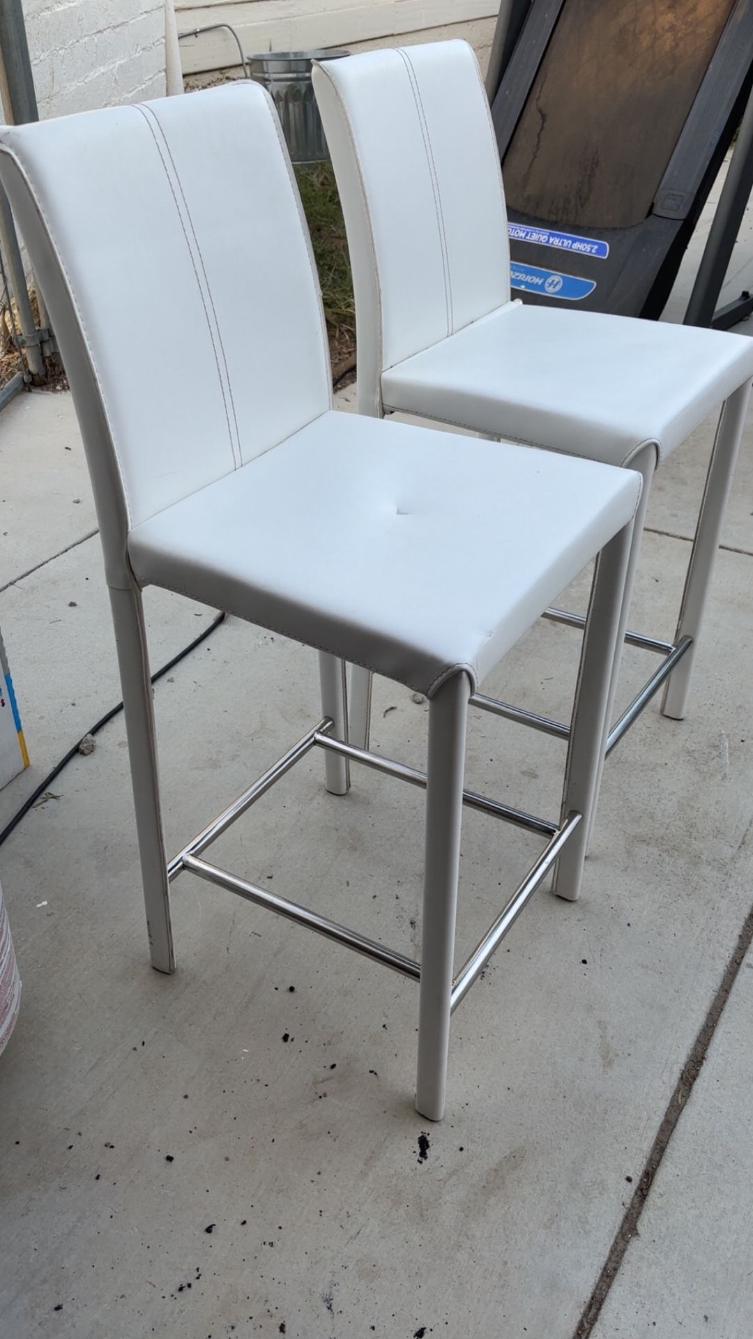 2 High Bar Stool Chairs