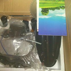 Brand New. 50cc All in One. Bicycle Engine Kit. Still in Factory Manufacturing Box. Street legal.