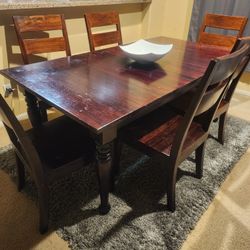 Crate and barrel dining set