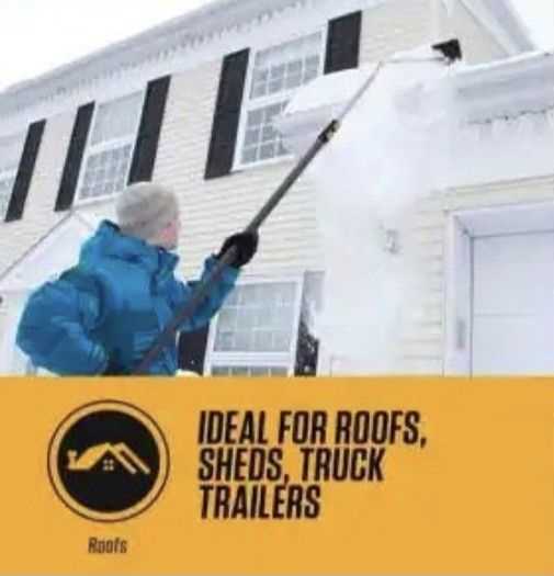 Ames True Temper 1634500 Poly Plastic Roof Snow Rake.