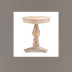 Hannon Natural Veneer Side Table New in BoX (SET OF 2)