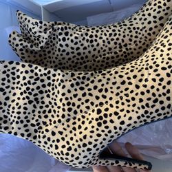 Cheetah Print Booties