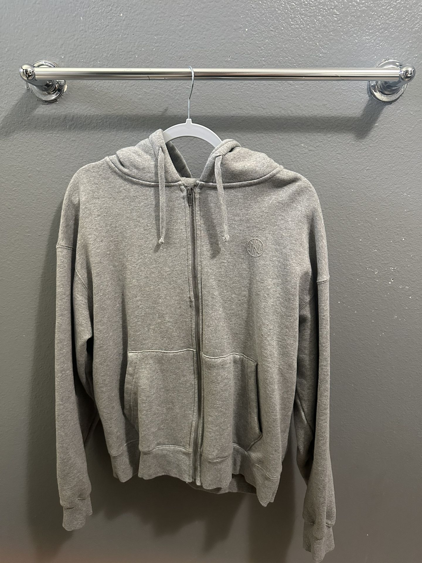 Grey Zip Up Hoodie