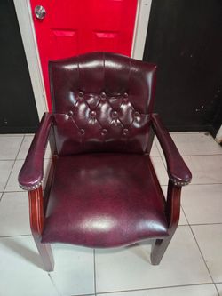 Burgundy chairs