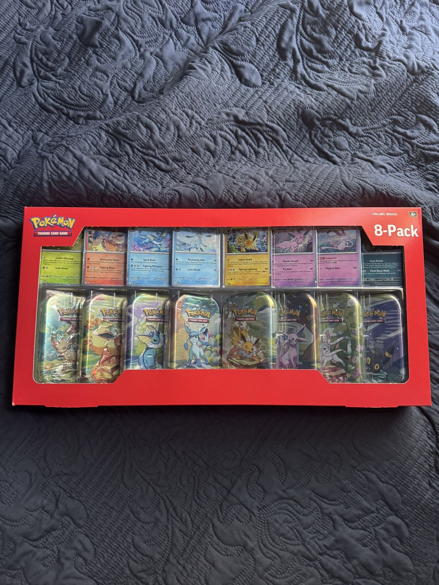 Costco Pokemon Prismatic Evolutions 8 Mini Tins 