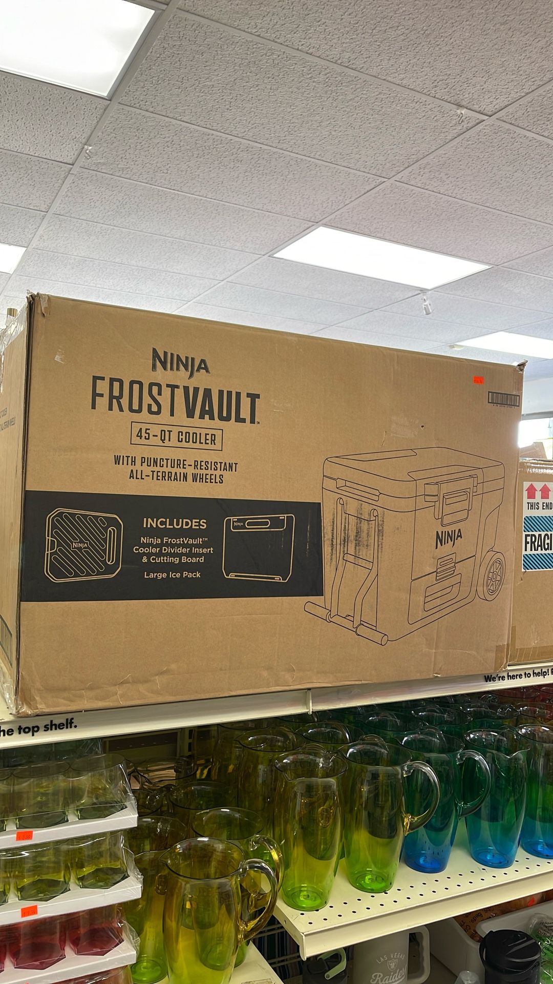 Ninja Frost Volt (45-Quart Cooler) With Puncture Resistant All Terrain Wheels