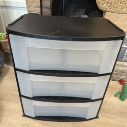Sterilite Black/Transparent Drawers 
