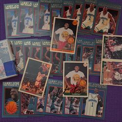 Larry Johnson Front Row Fleer Rookie Lot Of 75 NCAA NBA Basketball Autograph