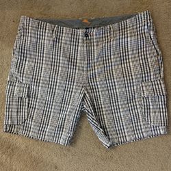 Men’s Tommy Bahama blue And White Striped Shorts Size 42