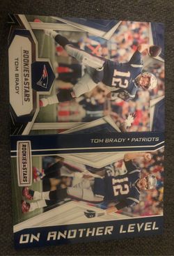 TOM BRADY NEW ENGLAND PATRIOTS INSERT LOT STAR