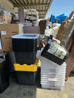 27 gallon storage bins, Greenmade