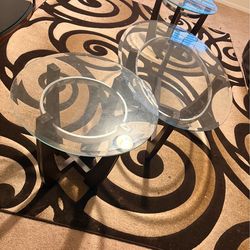 Mirror, coffee table 3 pieces