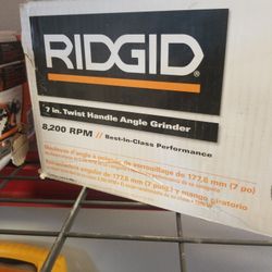 Ridgid 7in. Handle Angle Grinder 