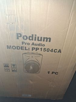 Podium Pro Audio Speaker PP1504CA