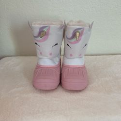 Unicorn Snow Boots - Toddler Size 10
