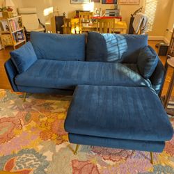 Albany Park Couch and Ottoman