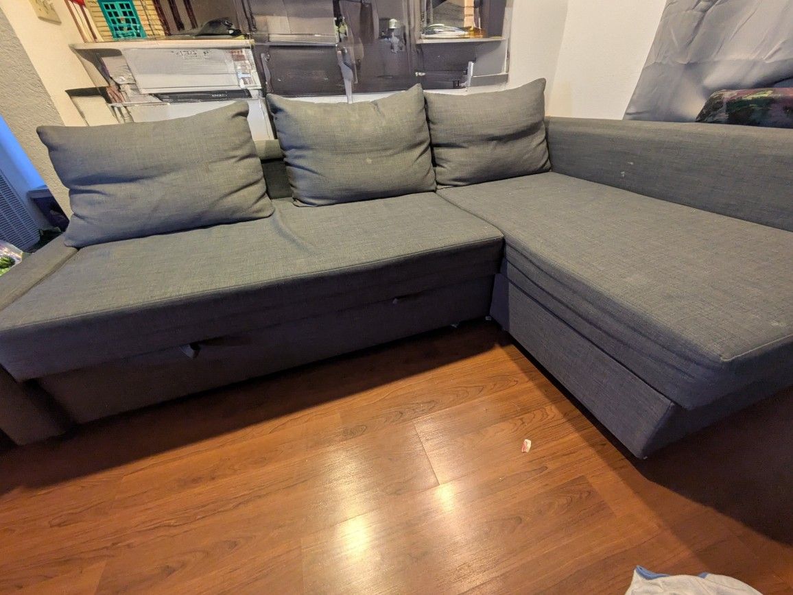 Ikea FRIHETEN
Sleeper sectional,3 seat storage