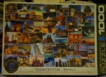 Eurographics Globetrotter World 1000-Piece Puzzle