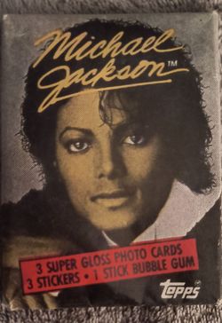 Michael Jackson Topps Trading Card Pack